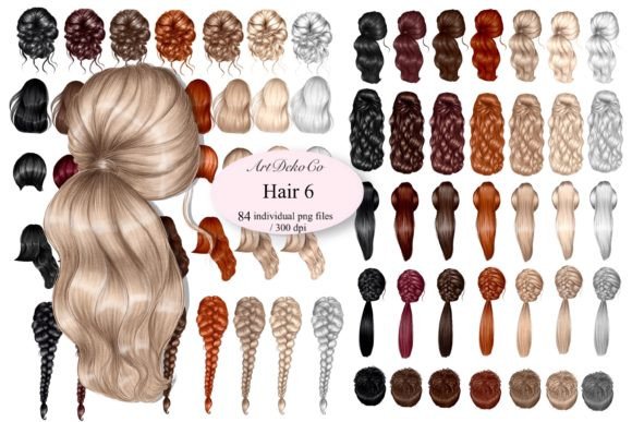 Custom Hairstyles Clipart: A Practical Asset for Designers