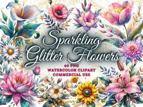 Glitter Flowers Clipart - Flower Png: A Practical Evaluation