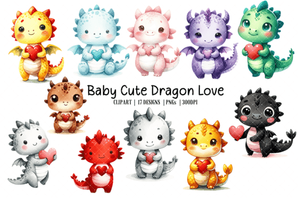 Strategic Application of Baby Cute Dragon Clipart in Creative Business