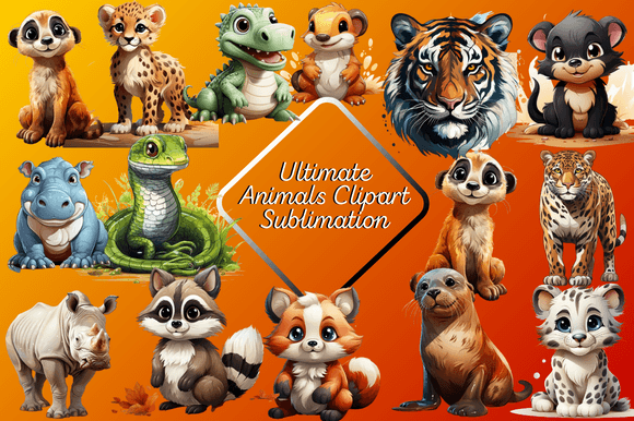 Unlocking Creativity with Ultimate Animals Clipart Sublimation